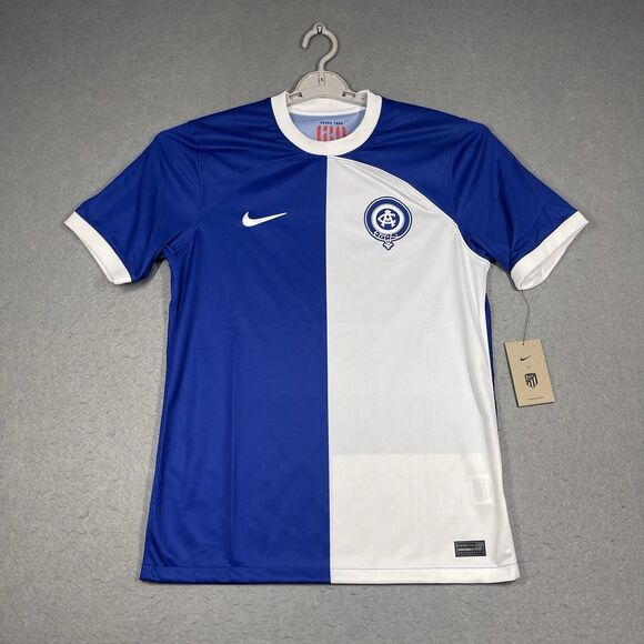 Atletico Madrid Jersey Men Medium Blue White Nike Third Kit Fan Version 23/24 - Picture 1 of 11